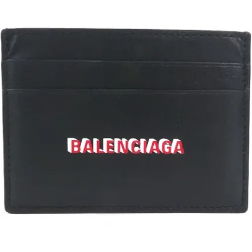 Pre-owned Leather wallets , female, Sizes: ONE SIZE - Balenciaga Vintage - Modalova