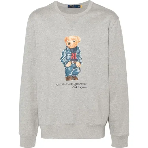 Blue Sweatshirt Aw24 Mens Fashion , male, Sizes: XL - Ralph Lauren - Modalova