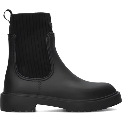 Schwarze Chelsea Boots Faynar Stil , Damen, Größe: 39 EU - Unisa - Modalova