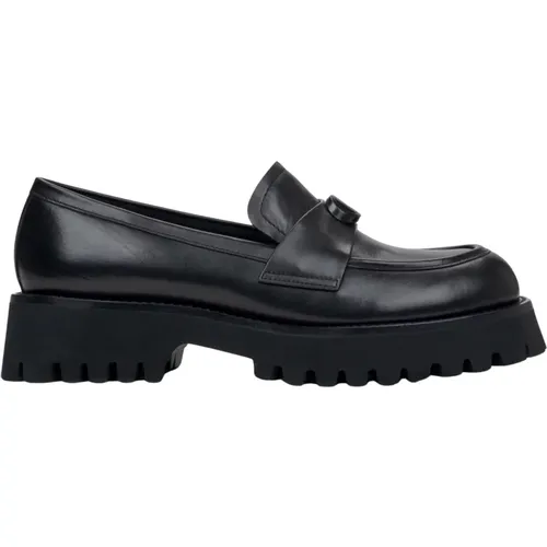 Women's Leather Penny Loafers Er00115888 , female, Sizes: 7 UK, 2 UK, 5 UK, 6 UK, 4 UK, 3 UK - Estro - Modalova