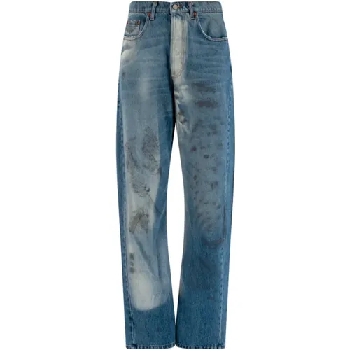 Gerades Jeans , Herren, Größe: L - Magliano - Modalova