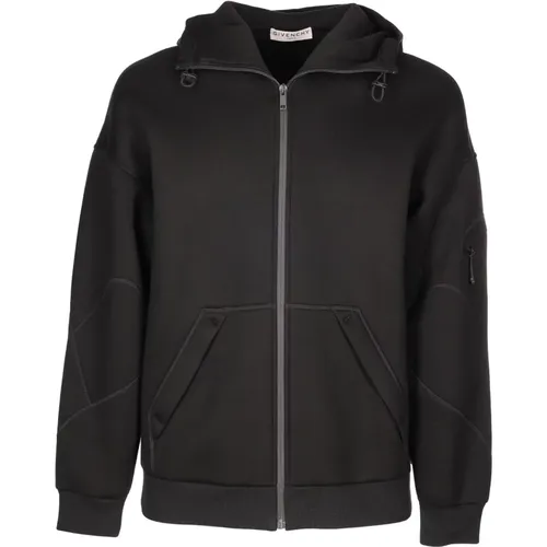 Zip Sweatshirt , male, Sizes: M - Givenchy - Modalova