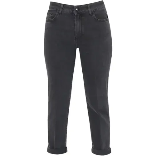 Schwarze Denim Hose Hohe Leistung , Damen, Größe: W29 - Kocca - Modalova