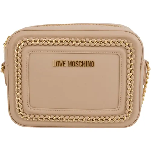 Powder Pink Bag , female, Sizes: ONE SIZE - Love Moschino - Modalova