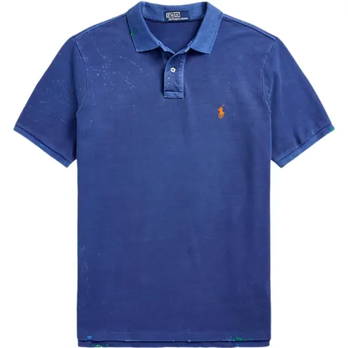 Lässiges T-Shirt für Männer , Herren, Größe: M - Polo Ralph Lauren - Modalova