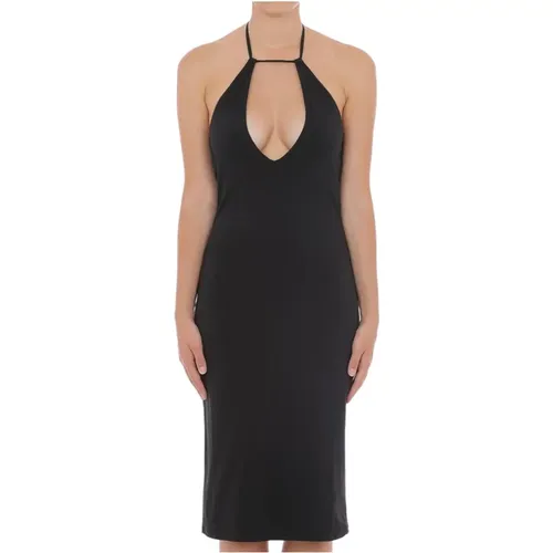 Elegantes Midi-Kleid , Damen, Größe: XS - Moschino - Modalova