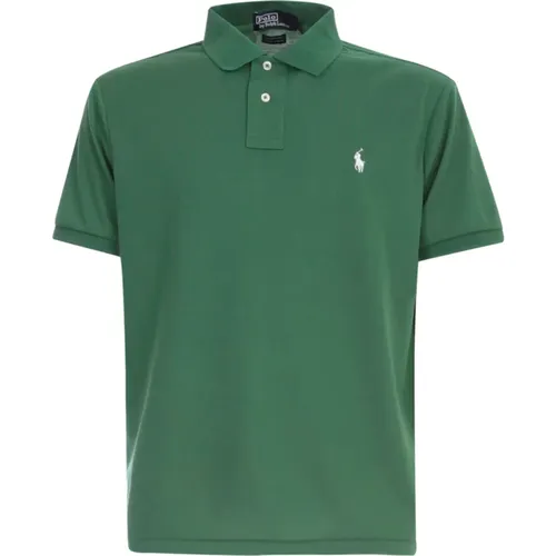 Klassisches Grünes Polo-Shirt für Herren , Herren, Größe: S - Ralph Lauren - Modalova
