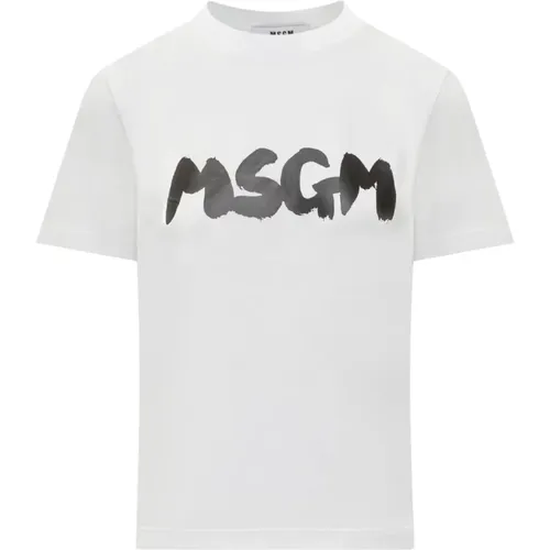 T-Shirts , Damen, Größe: XS - Msgm - Modalova