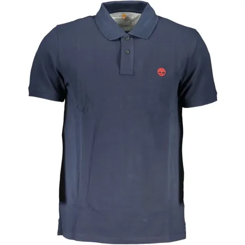 Cotton Polo Shirt with Embroidery , male, Sizes: S - Timberland - Modalova