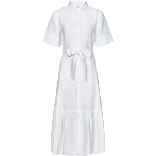 Linen Shirt Dress with Belt , female, Sizes: S - Polo Ralph Lauren - Modalova