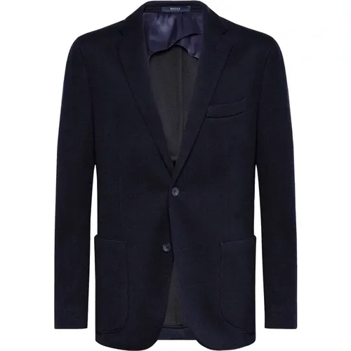 Woll-Jersey-Blazer Stil Bari - Boggi Milano - Modalova