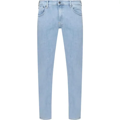 Blaue Knopf Reißverschluss Jeans , Herren, Größe: W31 - Calvin Klein - Modalova