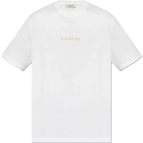 Baumwoll-T-Shirt von , Herren, Größe: 2XL - Lanvin - Modalova