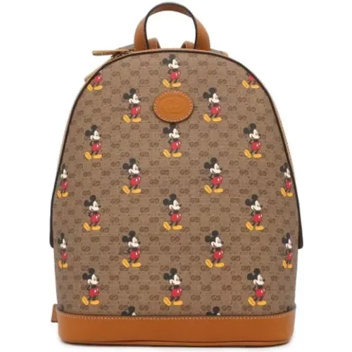 Pre-owned Canvas backpacks , female, Sizes: ONE SIZE - Gucci Vintage - Modalova