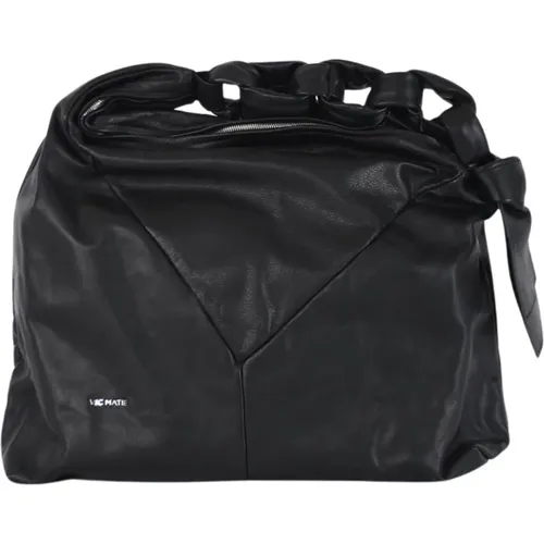 Asymmetric Leather Tote Bag , female, Sizes: ONE SIZE - Vic Matié - Modalova