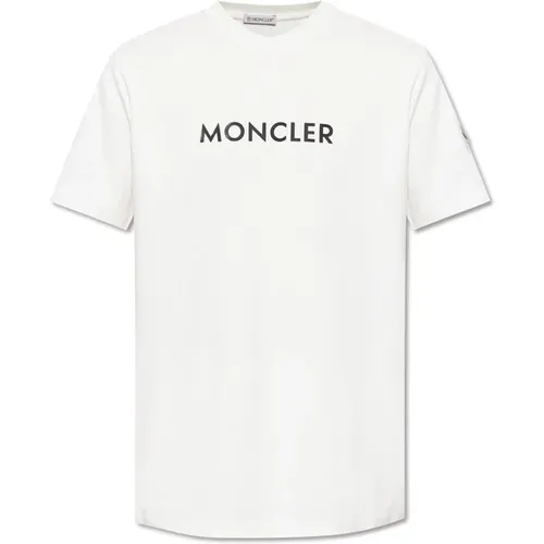 T-Shirt mit Logo Moncler - Moncler - Modalova