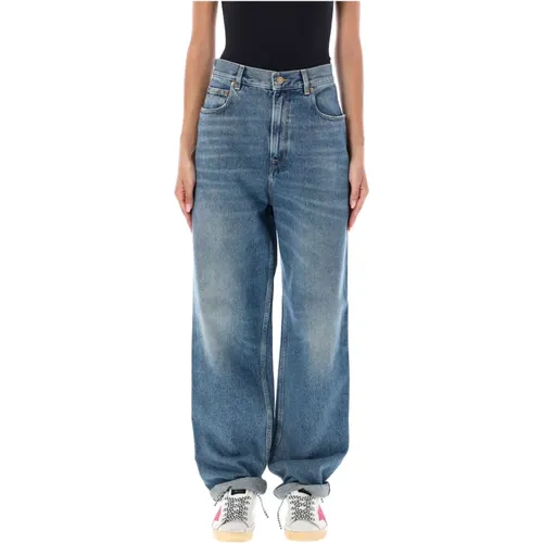 Kim Denim Wide Leg Jeans , Damen, Größe: W25 - Golden Goose - Modalova