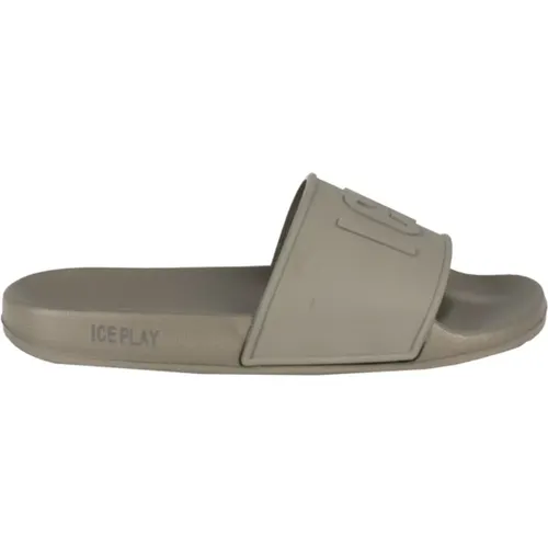 Elegante Slip-On Sandalen , Herren, Größe: 46 EU - ICE PLAY - Modalova