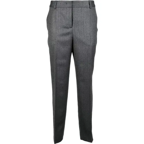Gray Pants for Women , female, Sizes: XS - Moschino - Modalova