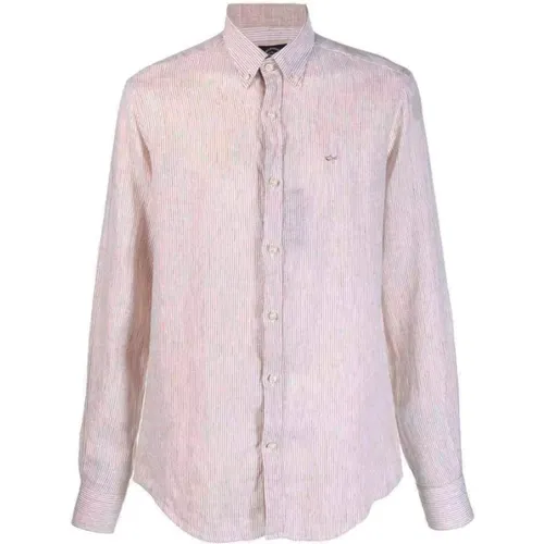 Linen Shirt - Model 23413106J , male, Sizes: 6XL, 3XL, XL, L, 5XL - PAUL & SHARK - Modalova