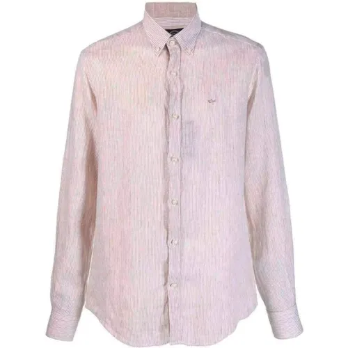 Linen Shirt - Model 23413106J , male, Sizes: 6XL, L, 5XL - PAUL & SHARK - Modalova