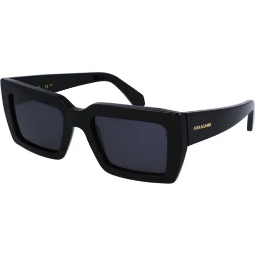 Geometric Sunglasses Sf1108S , unisex, Sizes: 54 MM - Salvatore Ferragamo - Modalova