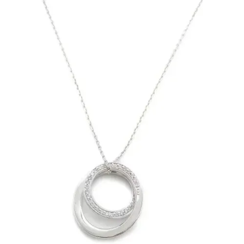 Pre-owned White Gold necklaces , female, Sizes: ONE SIZE - Cartier Vintage - Modalova