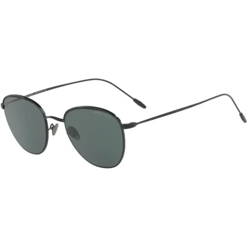 Sonnenbrille mit Metallgestell , Herren, Größe: 51 MM - Giorgio Armani - Modalova