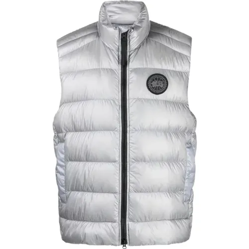 CG Crofton Vest - Black Disc , male, Sizes: S, L, M - Canada Goose - Modalova