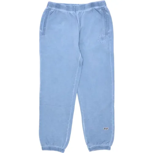 Galaxies Faded Fleece Tracksuit Pants , male, Sizes: L, XL - HUF - Modalova