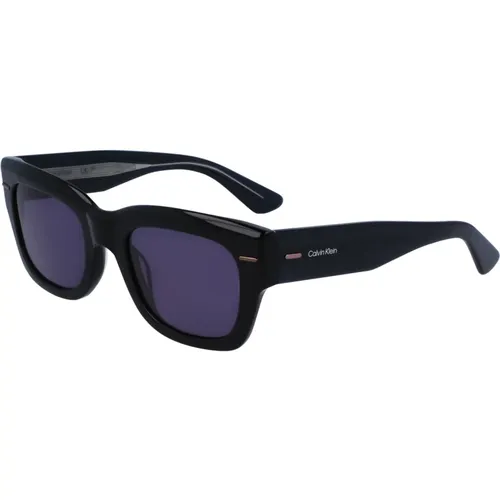 Blue Sunglasses Ck23509S , male, Sizes: 51 MM - Calvin Klein - Modalova