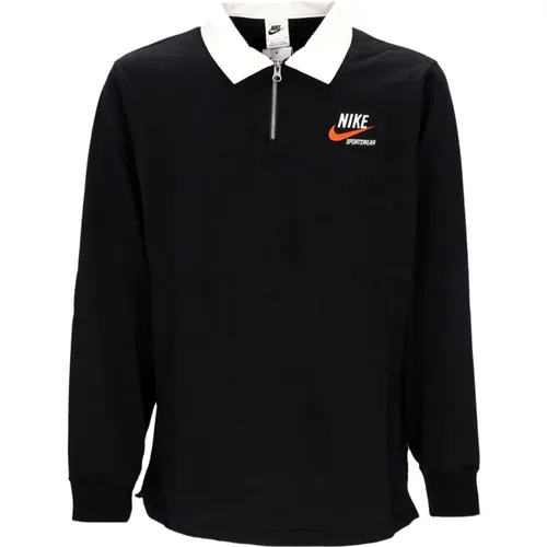 Long Sleeve Polo Sportswear Trend Rugby , male, Sizes: M, S, XL, L - Nike - Modalova