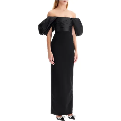 Elegantes Sian Langes Kleid , Damen, Größe: M - Solace London - Modalova