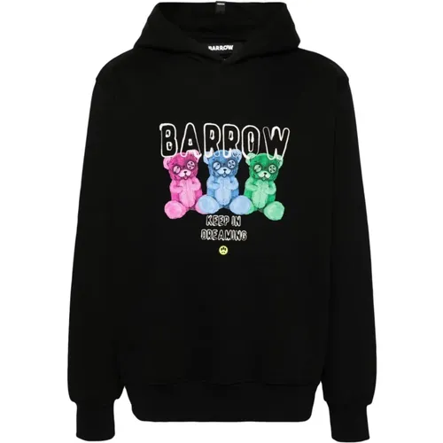 Hoodie , male, Sizes: XS, L, XL, S - Barrow - Modalova