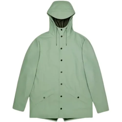 Contemporary Unisex Waterproof Jacket , female, Sizes: M - Rains - Modalova
