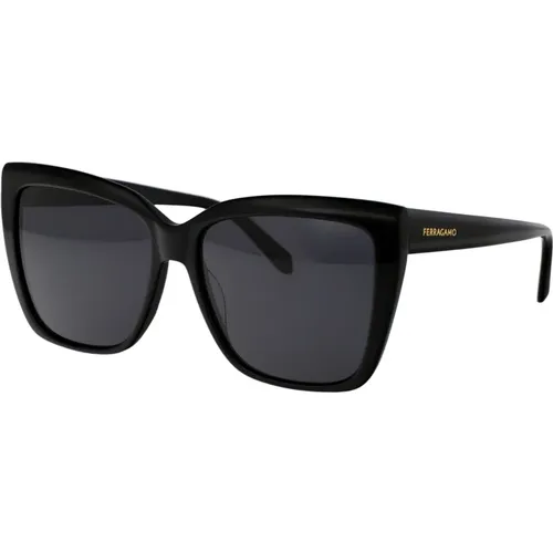 Stylische Sonnenbrille Sf1102S , Damen, Größe: 58 MM - Salvatore Ferragamo - Modalova