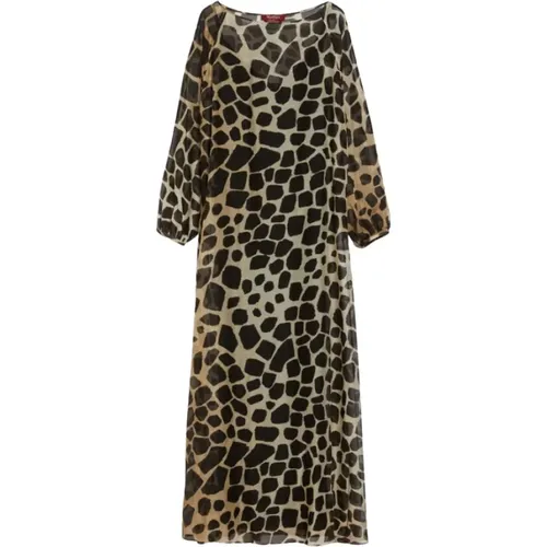 Dresses Beige , female, Sizes: XL, M - Max Mara - Modalova