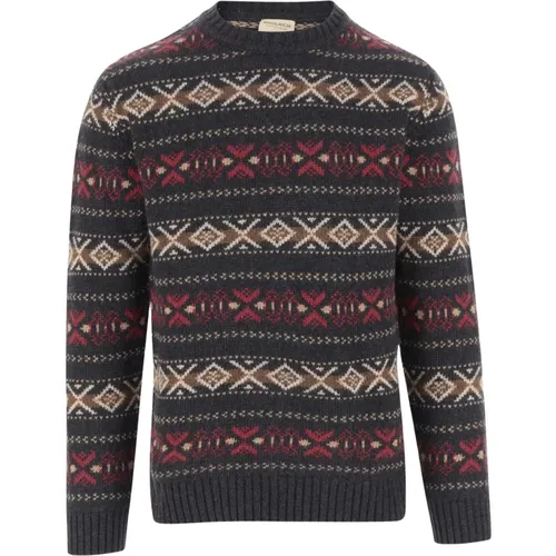 Geometrisches Muster Wollmischung Pullover - Woolrich - Modalova