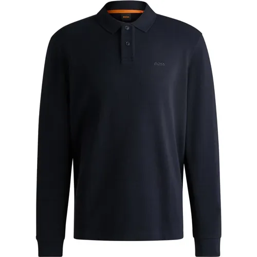 Bequemes Polo-Shirt mit Logo , Herren, Größe: L - Hugo Boss - Modalova