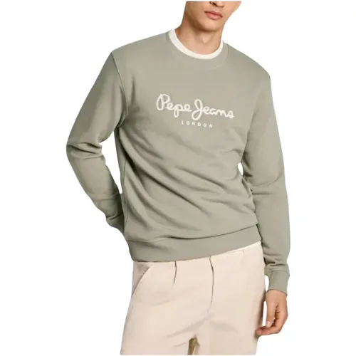 Modernes Crew Neck Sweatshirt , Herren, Größe: S - Pepe Jeans - Modalova