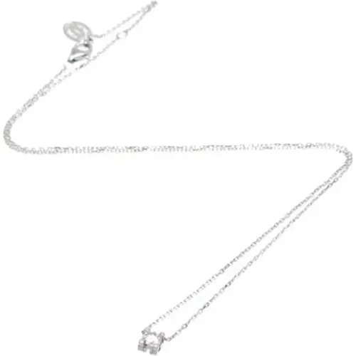 Pre-owned White Gold necklaces , female, Sizes: ONE SIZE - Cartier Vintage - Modalova