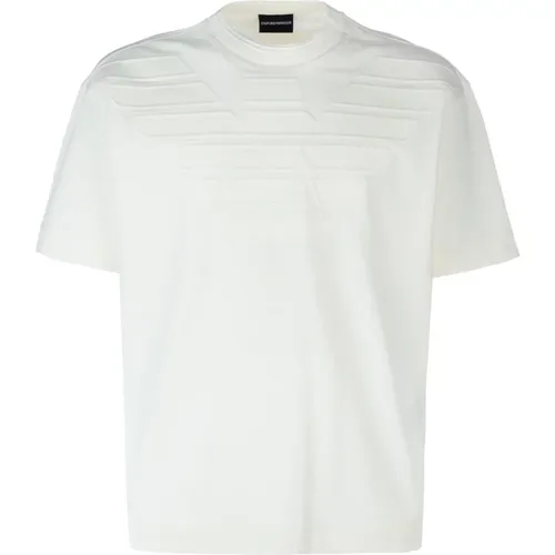 Casual Cotton T-Shirt , male, Sizes: L - Emporio Armani - Modalova