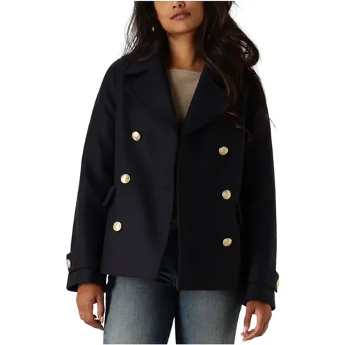 Wollmischung Peacoat in Dunkelblau - Tommy Hilfiger - Modalova