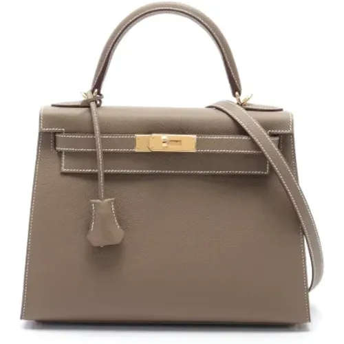 Pre-owned Canvas handbags , female, Sizes: ONE SIZE - Hermès Vintage - Modalova