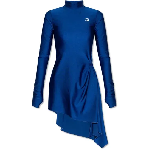Dress with logo , female, Sizes: M - Coperni - Modalova