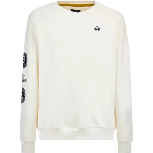 Baumwoll-Sweatshirt mit Frontlogo - LA MARTINA - Modalova