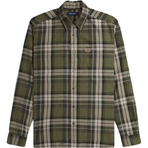 Casual Shirts , male, Sizes: M - Fred Perry - Modalova