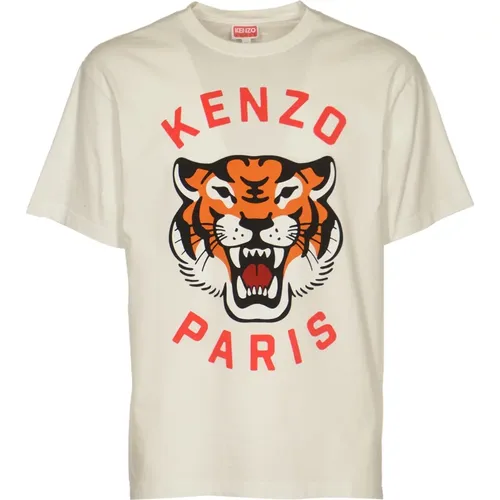 Tiger Oversize T-Shirt , Herren, Größe: XL - Kenzo - Modalova