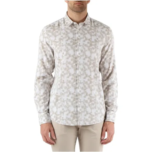Slim Fit Cotton Linen Shirt , male, Sizes: M, XL, S, L, 2XL - Antony Morato - Modalova