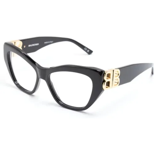 Klassische Schwarze Optische Brille - Balenciaga - Modalova
